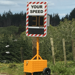 Temporary Speed Signs Parallaxx Hire