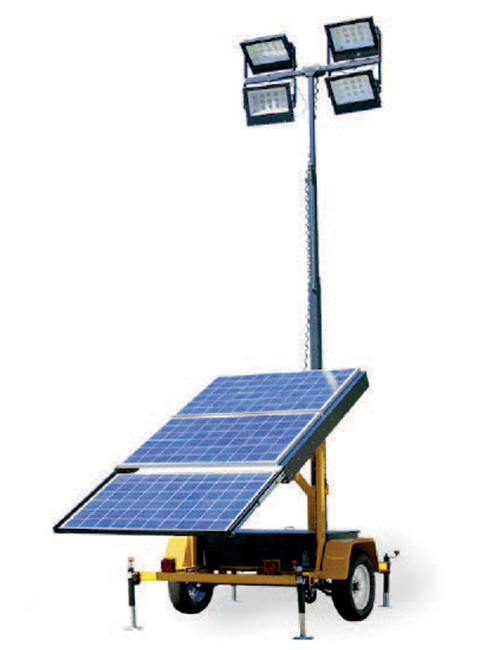 Solar Light Trailer Portable Parallaxx